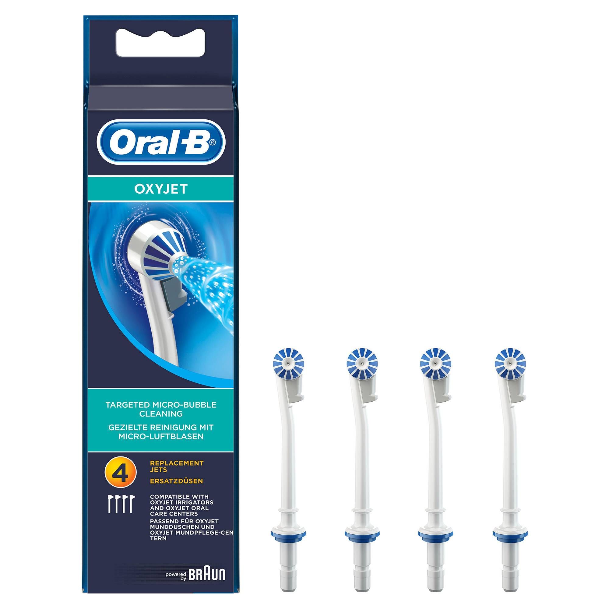 Oral-B Ersatzdüsen OxyJet 4er Ersatzdüsen