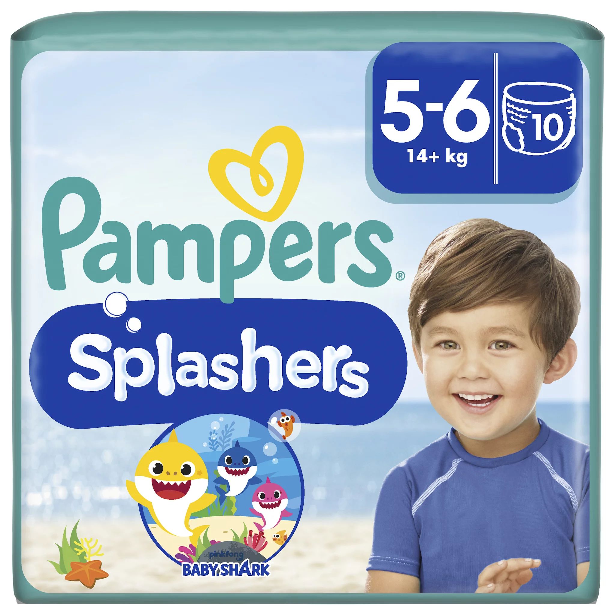 Pampers Splashers Gr. 5-6 10 Stück, Tragepack